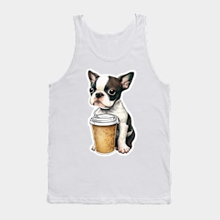 cute bulldog coffee mug Tank Top